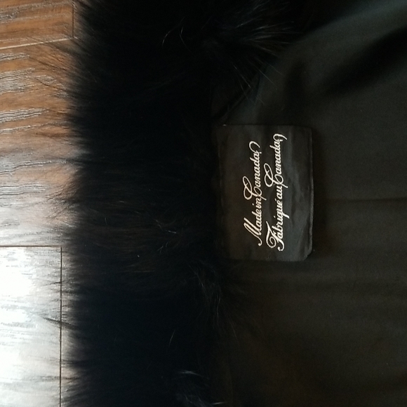Canadian Genuine Mink and Fox Fur Coat - Picture 6 of 8